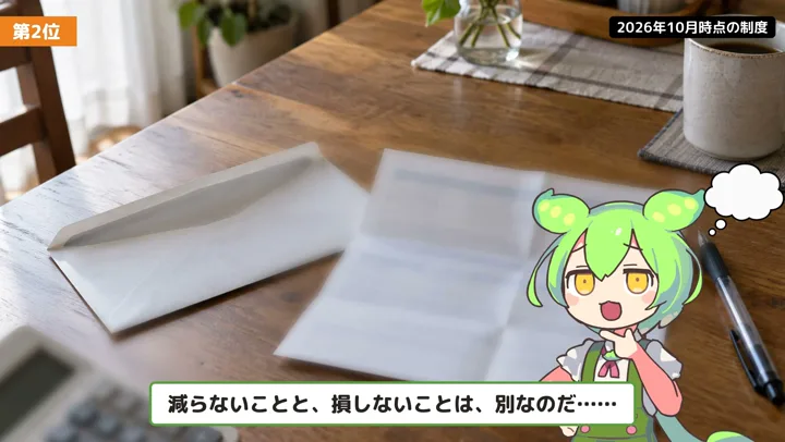 元本保証なら安心？貯金だけの見えない損の動画の場面5：ずんだもんが話す場面