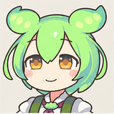 ずんだもんの顔